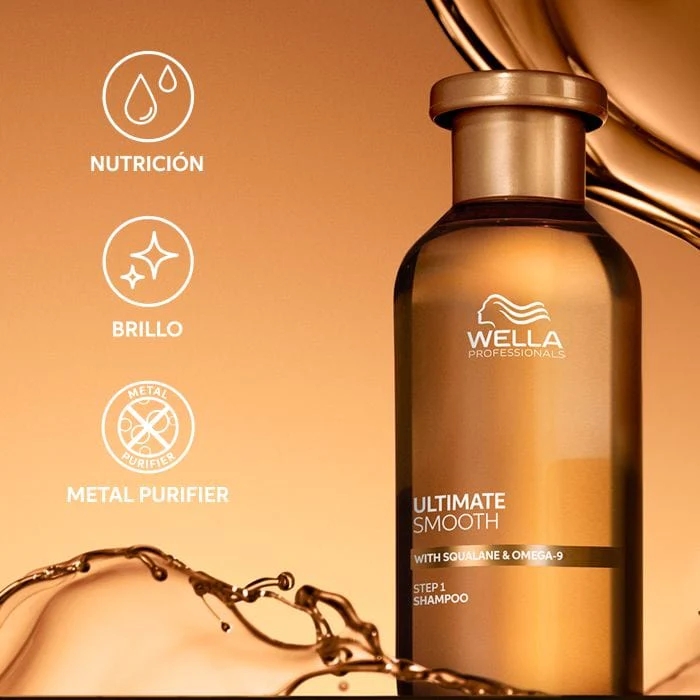 Wella Champú ULTIMATE SMOOTH antiencrespamiento 250 ml - Image 9