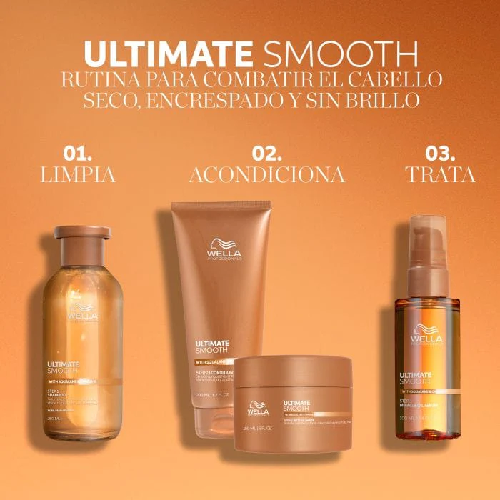 Wella Champú ULTIMATE SMOOTH antiencrespamiento 250 ml - Image 4