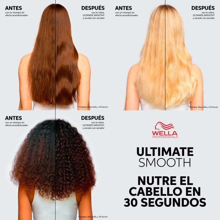Wella Champú ULTIMATE SMOOTH antiencrespamiento 250 ml - Image 8