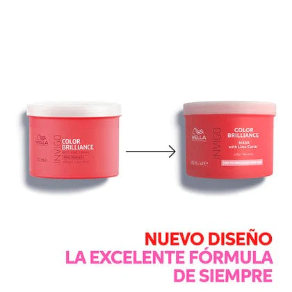Wella Invigo - Mascarilla COLOR BRILLIANCE cabello teñido fino/normal 500 ml - Image 2
