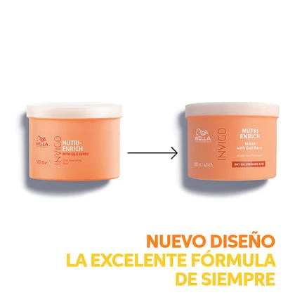 Wella Invigo Mascarilla NUTRI-ENRICH cabello seco 500 ml - Image 2