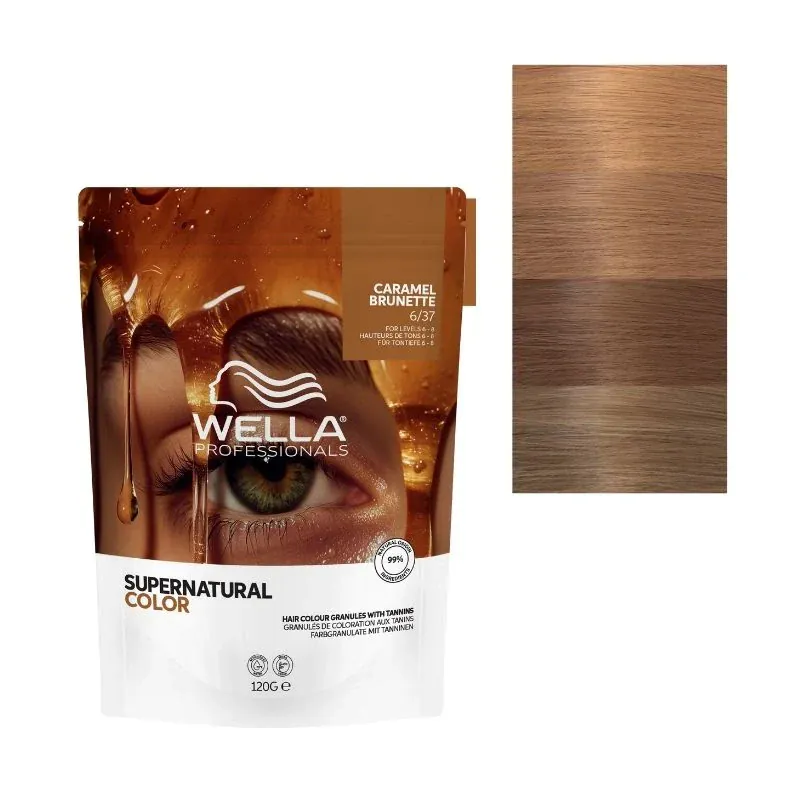 Wella Supernatural Caramel Bunette  6/37 120 g