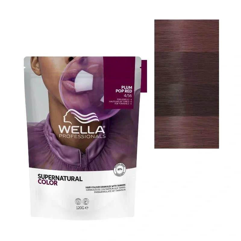 Wella Supernatural Plum Pop Red 4/56 120 g